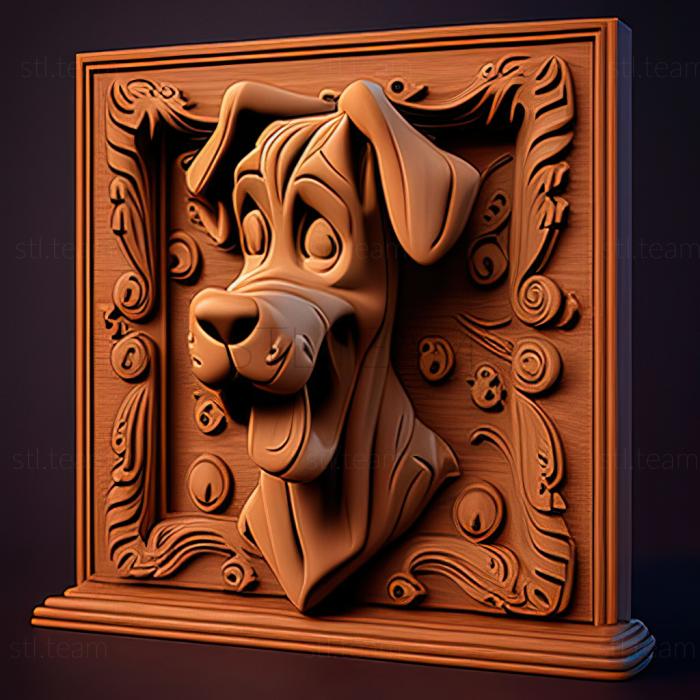 3D модель St Скубі з Scooby Doo Де ти (STL)